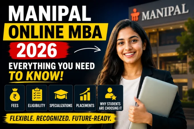 Manipal Online MBA 2026