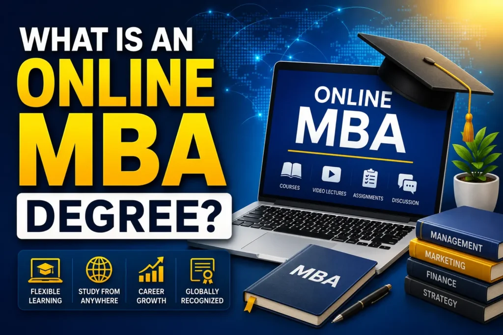 Online MBA Degree is a postgraduate management program