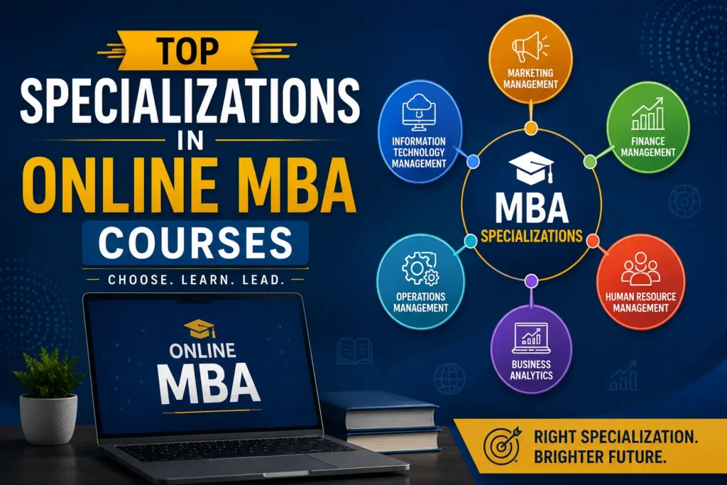 Top Specializations in Online MBA Courses