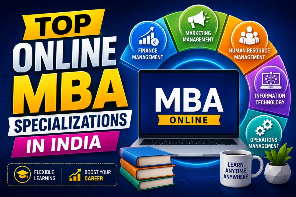 Top Online MBA Specializations in India