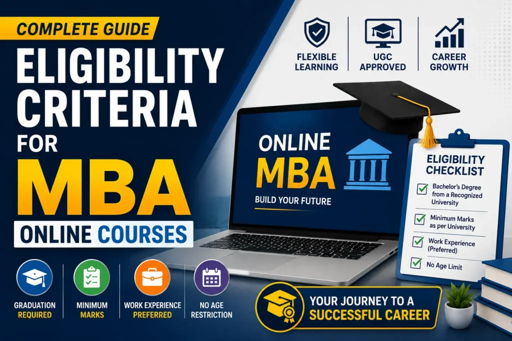 Eligibility Criteria for MBA Online Courses