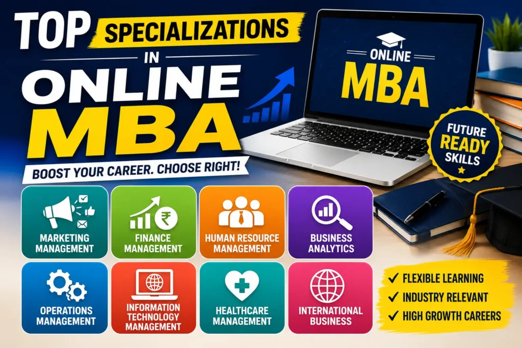 Top Specializations in Online MBA Degree