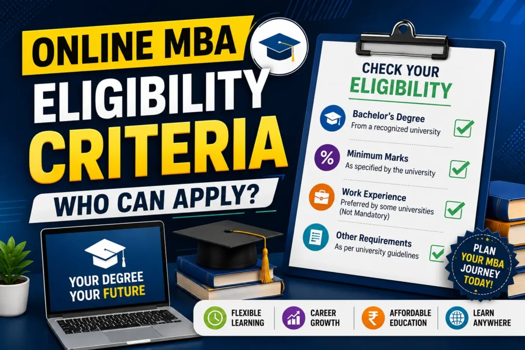 Eligibility Criteria for Online MBA Program