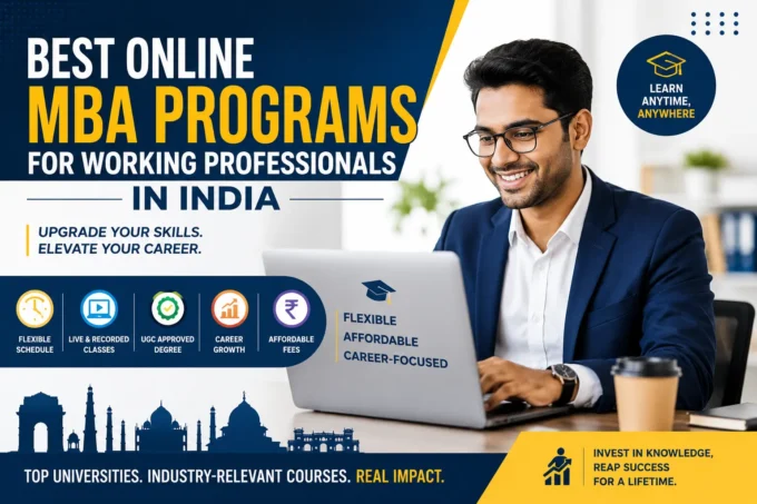 Best Online MBA Programs in India for Working Professionals