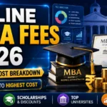 Online MBA Fees in India