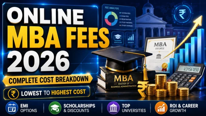Online MBA Fees in India