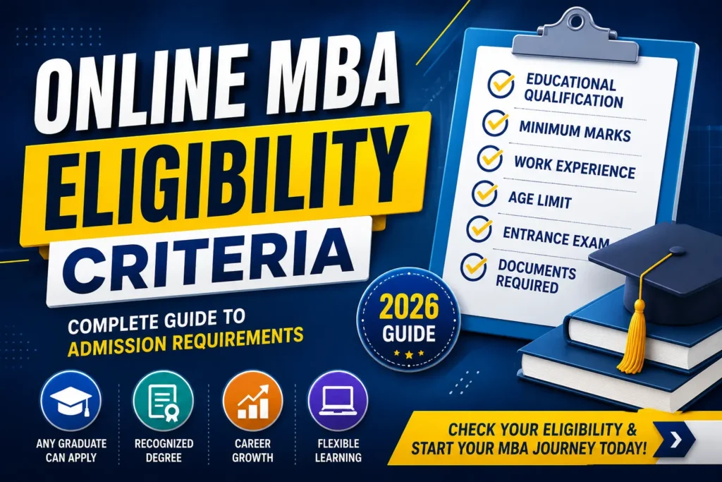 Online MBA Eligibility Criteria