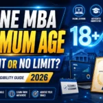 Online MBA Minimum Age in India