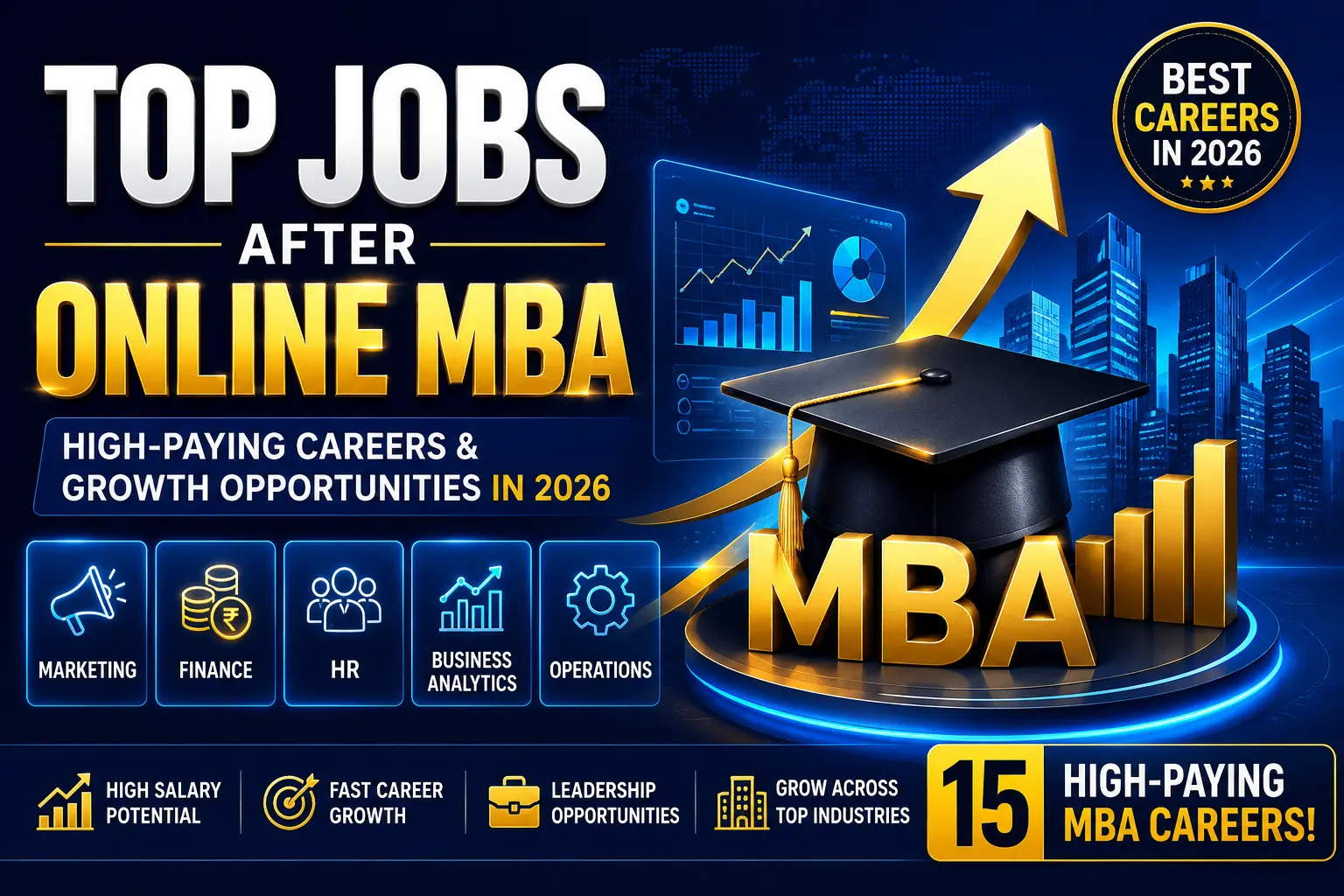 Top 15 High-Paying Jobs After Online MBA