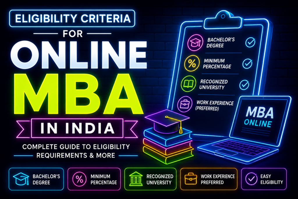 Online MBA in India