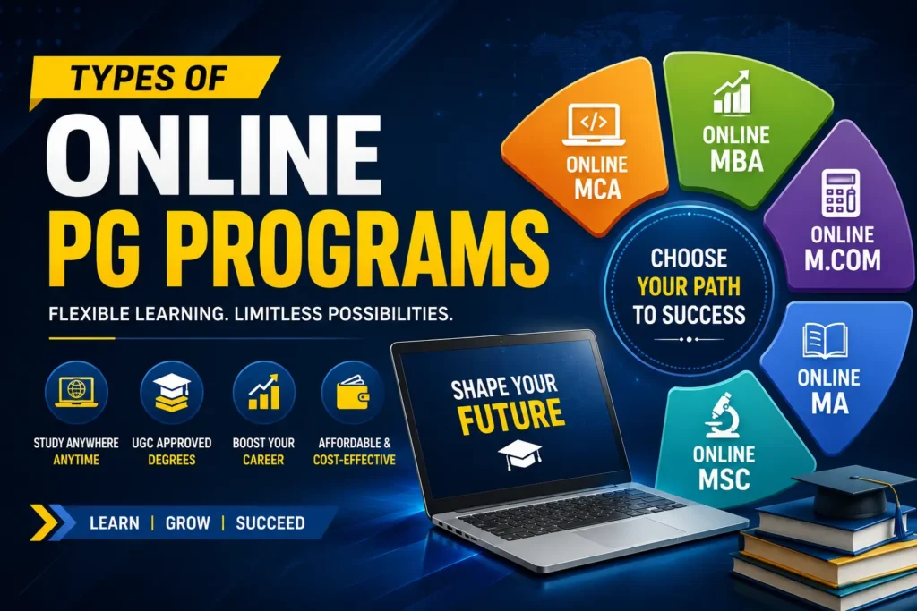 Types of Online PG Programs