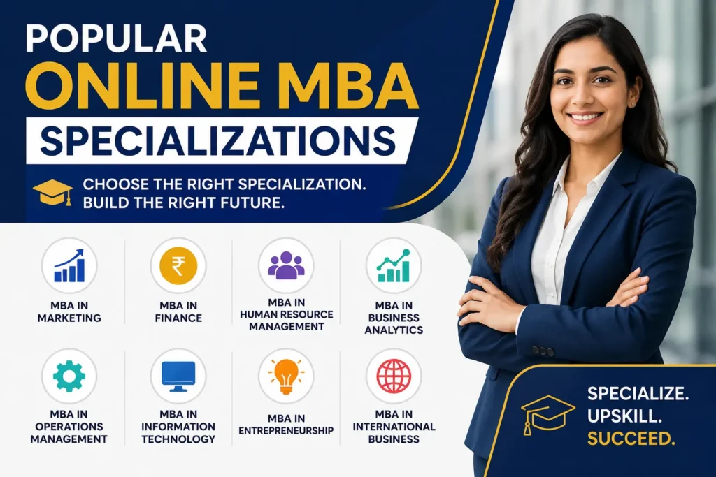 Popular Online MBA Specializations