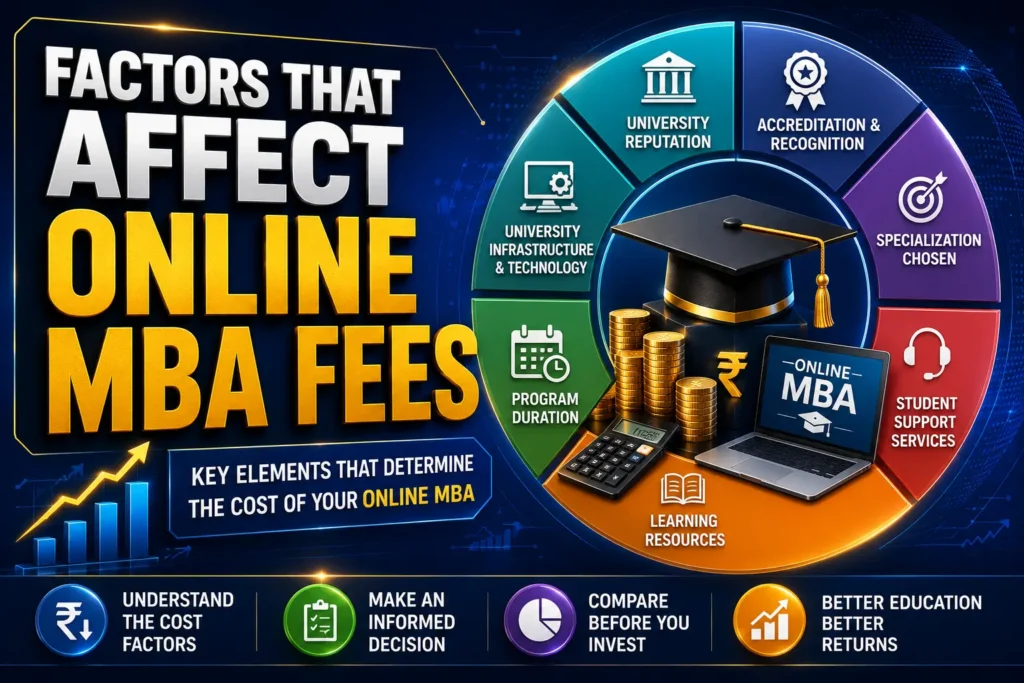 Factors That Affect Online MBA Fees