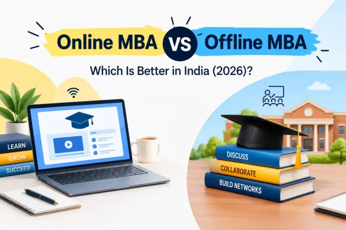 Online MBA vs Offline MBA in India